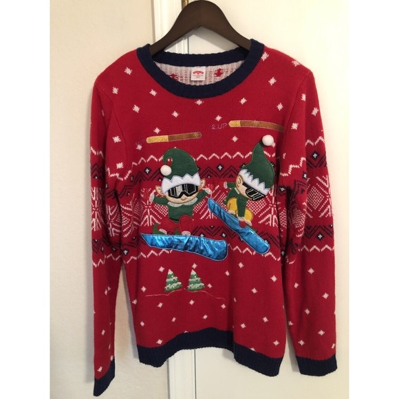 Holiday Time Sweaters Holiday Time Ted Long Sleeve Ugly Christmas